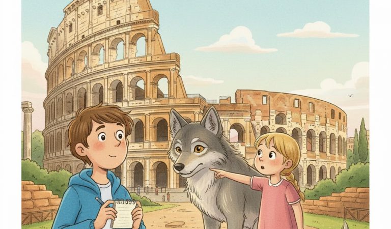 Noah, Emma und der weise Wolf von Rom 🇮🇹